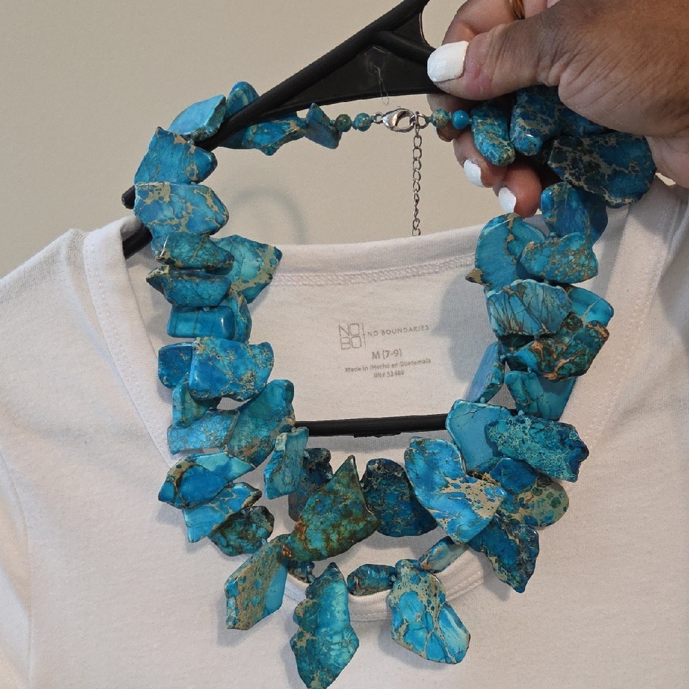 Turquoise Stone Necklace